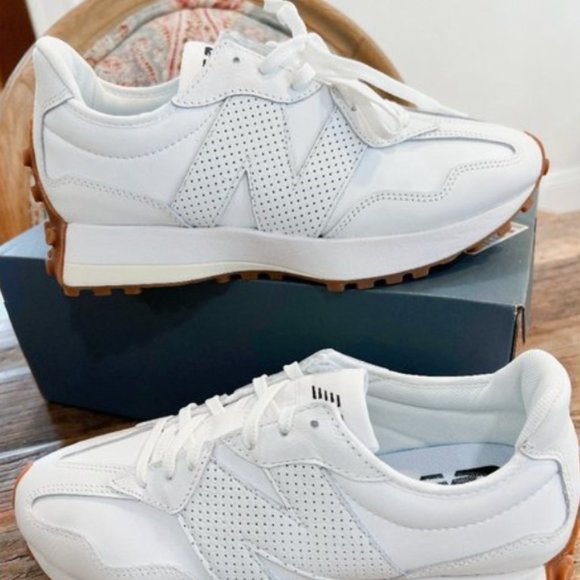 New Balance 327 Leather Women Sneakers Shoes White size 5.5  NEW  #WS327LS - Picture 15 of 15